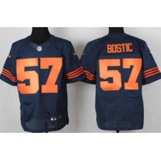 Nike Chicago Bears 57 Jon Bostic Blue Elite Orange Number NFL Jersey Nike Chicago Bears 57 Jon Bostic Blue Elite Orange Number NFL Jersey