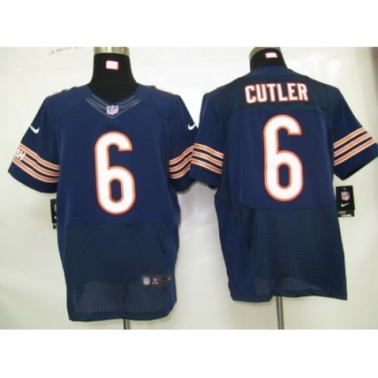 Nike Chicago Bears 6 Jay Cutler Blue Elite NFL Jersey Nike Chicago Bears 6 Jay Cutler Blue Elite NFL Jersey