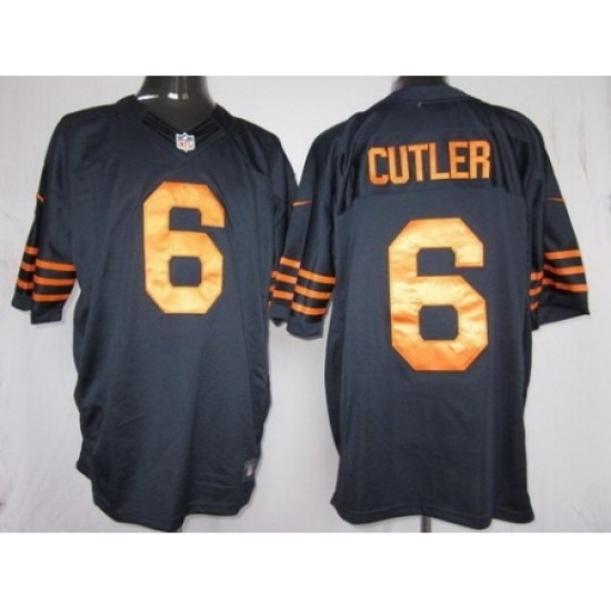 Nike Chicago Bears 6 Jay Cutler Blue Limited Orange Number NFL Jersey Nike Chicago Bears 6 Jay Cutler Blue Limited Orange Number NFL Jersey