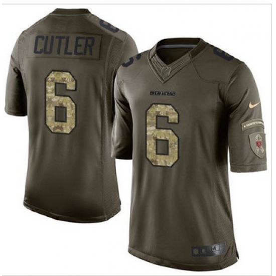 Nike Chicago Bears #6 Jay Cutler Green Men 27s Stitched NFLSalute Salute to Service Jersey Nike Chicago Bears #6 Jay Cutler Green Men 27s Stitched NFLSalute Salute to Service Jersey