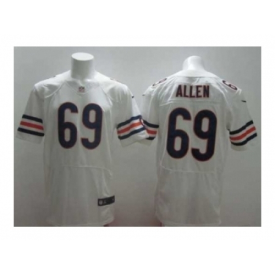 Nike Chicago Bears 69 Jared Allen white Elite NFL Jersey Nike Chicago Bears 69 Jared Allen white Elite NFL Jersey