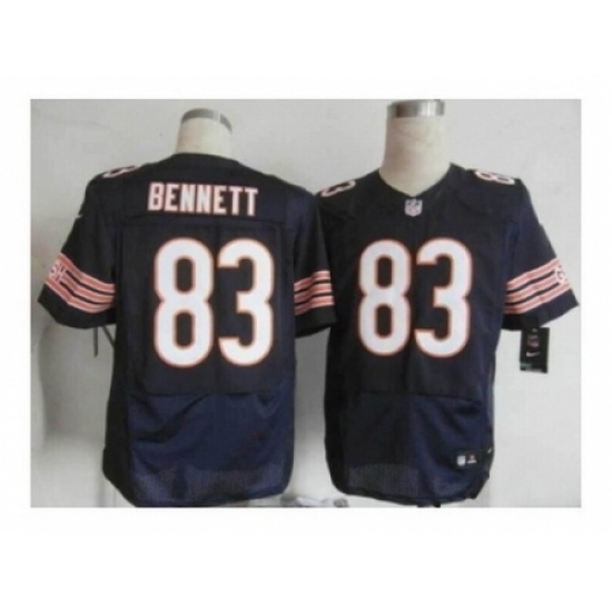 Nike Chicago Bears 83 Martellus Bennett blue Elite NFL Jersey Nike Chicago Bears 83 Martellus Bennett blue Elite NFL Jersey