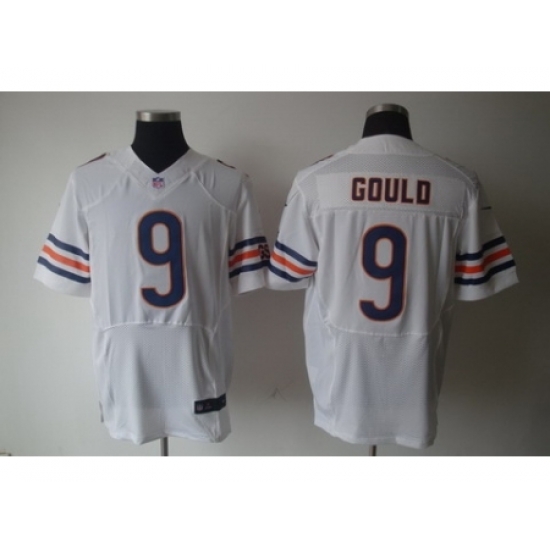 Nike Chicago Bears 9 Robbie Gould White Elite NFL Jersey Nike Chicago Bears 9 Robbie Gould White Elite NFL Jersey
