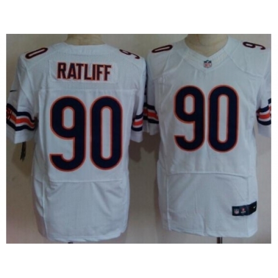 Nike Chicago Bears 90 Jeremiah Ratliff White Elite NFL Jersey Nike Chicago Bears 90 Jeremiah Ratliff White Elite NFL Jersey