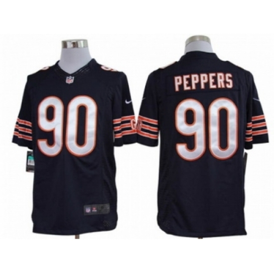 Nike Chicago Bears 90 Julius Peppers Blue Limited NFL Jersey Nike Chicago Bears 90 Julius Peppers Blue Limited NFL Jersey