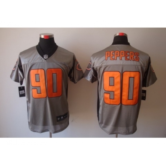 Nike Chicago Bears 90 Julius Peppers Grey Elite Shadow NFL Jersey Nike Chicago Bears 90 Julius Peppers Grey Elite Shadow NFL Jersey