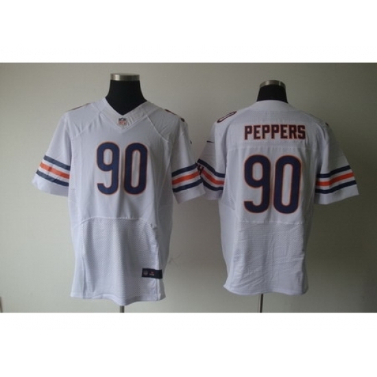 Nike Chicago Bears 90 Julius Peppers White Elite NFL Jersey Nike Chicago Bears 90 Julius Peppers White Elite NFL Jersey