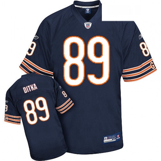 Reebok Chicago Bears 89 Mike Ditka Blue Team Color Authentic Throwback NFL Jersey Reebok Chicago Bears 89 Mike Ditka Blue Team Color Authentic Throwback NFL Jersey