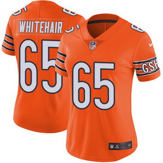 Bears 65 Cody Whitehair Orange Womens Stitched Football Limited Rush Jersey Bears 65 Cody Whitehair Orange Womens Stitched Football Limited Rush Jersey