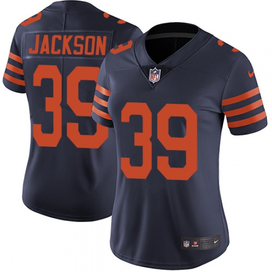 Nike Bears #39 Eddie Jackson Navy Blue Alternate Womens Stitched NFL Vapor Untouchable Limited Jersey Nike Bears #39 Eddie Jackson Navy Blue Alternate Womens Stitched NFL Vapor Untouchable Limited Jersey