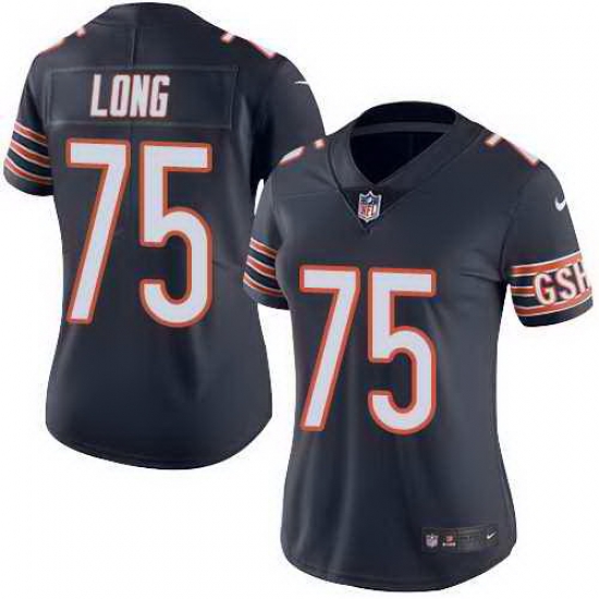 Nike Bears 75 Kyle Long Navy Women Color Rush Limited Jersey Nike Bears 75 Kyle Long Navy Women Color Rush Limited Jersey