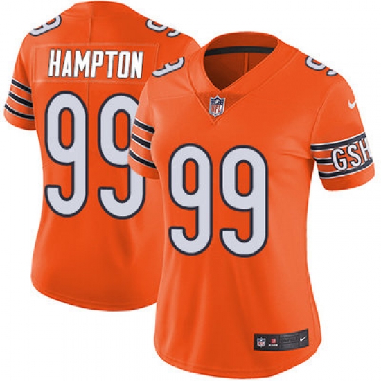 Nike Bears #99 Dan Hampton Orange Womens Stitched NFL Limited Rush Jersey 3855 10308 Nike Bears #99 Dan Hampton Orange Womens Stitched NFL Limited Rush Jersey 3855 10308