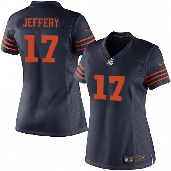 Nike NFL Chicago Bears #17 Alshon Jeffery Blue Women's Elite Alternate Jersey Nike NFL Chicago Bears #17 Alshon Jeffery Blue Women's Elite Alternate Jersey