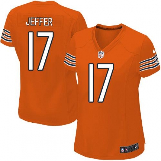 Nike NFL Chicago Bears #17 Alshon Jeffery Orange Women's Elite Alternate Nike NFL Chicago Bears #17 Alshon Jeffery Orange Women's Elite Alternate