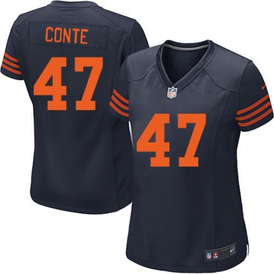 Nike NFL Chicago Bears #47 Chris Conte Blue Women's Game Alternate Jersey Nike NFL Chicago Bears #47 Chris Conte Blue Women's Game Alternate Jersey