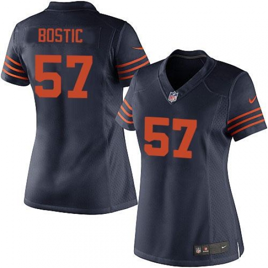 Nike NFL Chicago Bears #57 Jon Bostic Blue Women's Limited Alternate Jersey Nike NFL Chicago Bears #57 Jon Bostic Blue Women's Limited Alternate Jersey