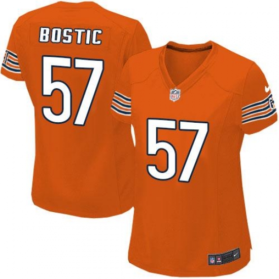 Nike NFL Chicago Bears #57 Jon Bostic Orange Women's Limited Alternate Jersey Nike NFL Chicago Bears #57 Jon Bostic Orange Women's Limited Alternate Jersey