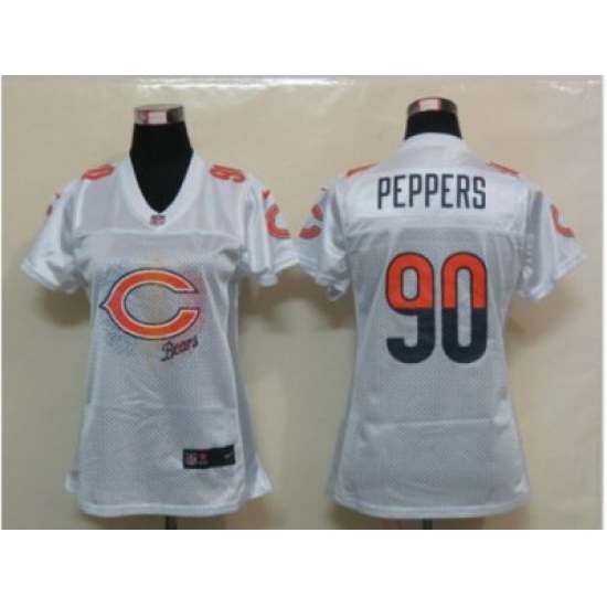 Nike Womens Chicago Bears #90 Peppers White Jerseys Nike Womens Chicago Bears #90 Peppers White Jerseys