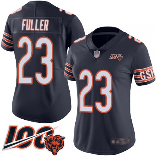 Women Chicago Bears 23 Kyle Fuller Navy Blue Team Color 100th Season Limited Football Jersey Women Chicago Bears 23 Kyle Fuller Navy Blue Team Color 100th Season Limited Football Jersey