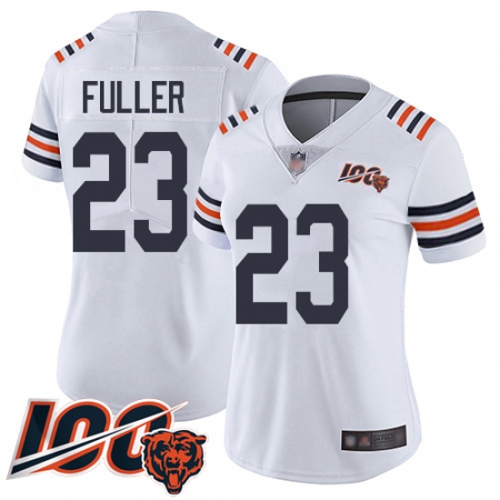 Women Chicago Bears 23 Kyle Fuller White 100th Season Limited Football Jersey Women Chicago Bears 23 Kyle Fuller White 100th Season Limited Football Jersey