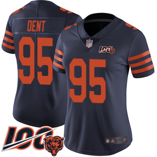 Women Chicago Bears 95 Richard Dent Limited Navy Blue Rush Vapor Untouchable 100th Season Football Jersey Women Chicago Bears 95 Richard Dent Limited Navy Blue Rush Vapor Untouchable 100th Season Football Jersey