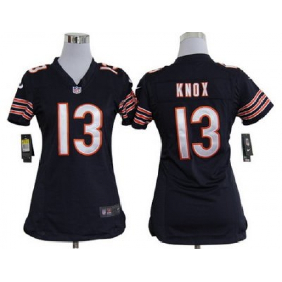 Women Nike Chicago Bears 13 Johnny Knox Blue Nike NFL Jerseys Women Nike Chicago Bears 13 Johnny Knox Blue Nike NFL Jerseys