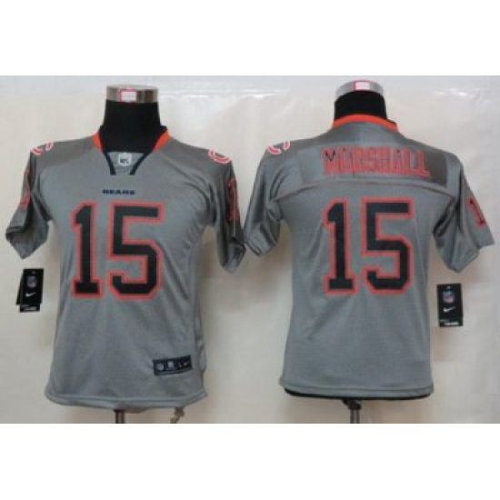 Women Nike Chicago Bears #15 Brandon Marshall Grey Lights Out Elite NFL Jerseys Women Nike Chicago Bears #15 Brandon Marshall Grey Lights Out Elite NFL Jerseys