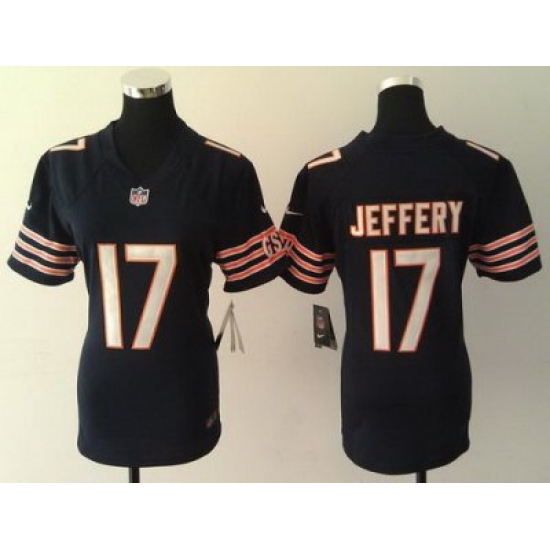 Women Nike Chicago Bears #17 Alshon Jeffery Blue NFL Jerseys Women Nike Chicago Bears #17 Alshon Jeffery Blue NFL Jerseys