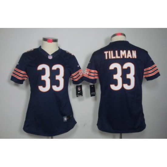 Women Nike Chicago Bears 33# Charles Tillman Blue Color Limited Jerseys Women Nike Chicago Bears 33# Charles Tillman Blue Color Limited Jerseys