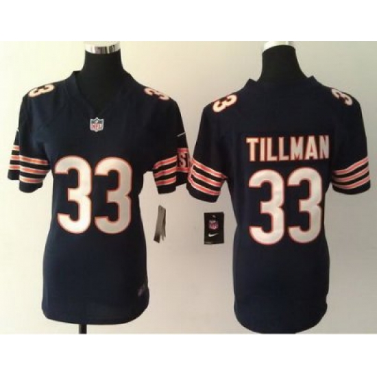 Women Nike Chicago Bears 33 Charles Tillman Blue NFL Jerseys Women Nike Chicago Bears 33 Charles Tillman Blue NFL Jerseys