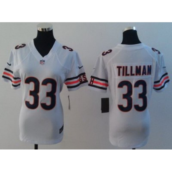 Women Nike Chicago Bears 33 Charles Tillman White NFL Jerseys Women Nike Chicago Bears 33 Charles Tillman White NFL Jerseys