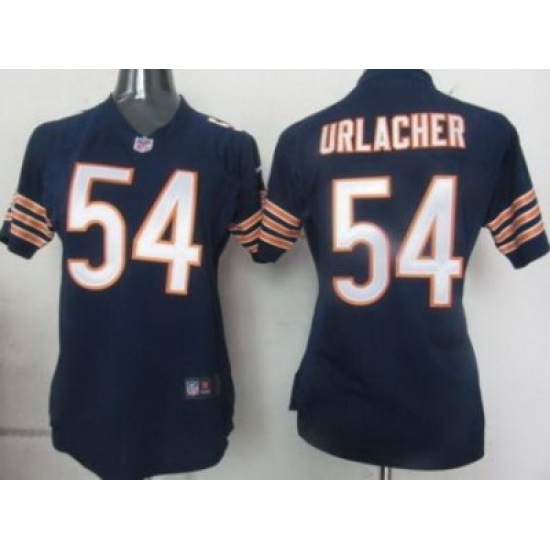 Women Nike Chicago Bears 54 Urlacher Blue Nike NFL Game Jerseys Women Nike Chicago Bears 54 Urlacher Blue Nike NFL Game Jerseys