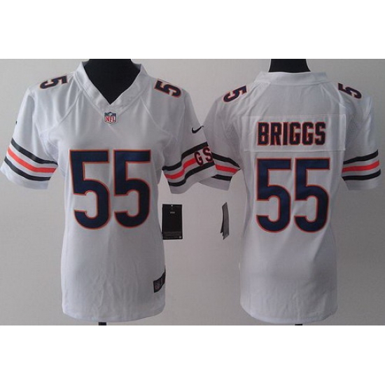 Women Nike Chicago Bears 55 Lance Briggs White LIMITED Jerseys Women Nike Chicago Bears 55 Lance Briggs White LIMITED Jerseys
