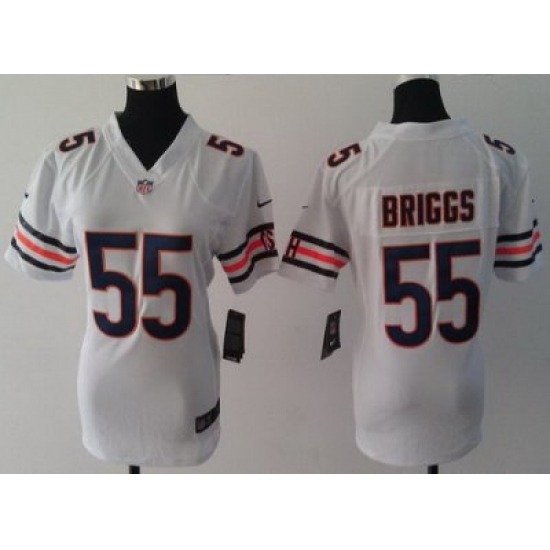 Women Nike Chicago Bears #55 Lance Briggs White NFL Jerseys Women Nike Chicago Bears #55 Lance Briggs White NFL Jerseys