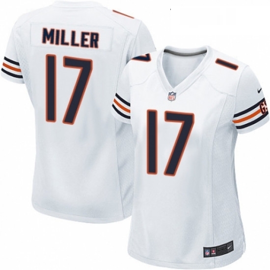 Womens Nike Chicago Bears 17 Anthony Miller Game White NFL Jersey Womens Nike Chicago Bears 17 Anthony Miller Game White NFL Jersey