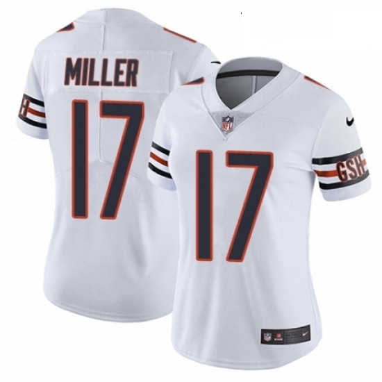 Womens Nike Chicago Bears 17 Anthony Miller White Vapor Untouchable Elite Player NFL Jersey Womens Nike Chicago Bears 17 Anthony Miller White Vapor Untouchable Elite Player NFL Jersey