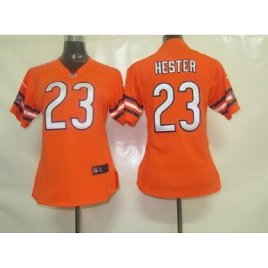 Womens Nike Chicago Bears 23 Hester Orange Jersey Womens Nike Chicago Bears 23 Hester Orange Jersey