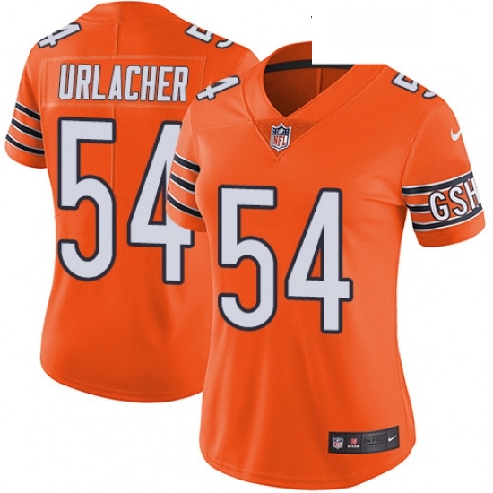 Womens Nike Chicago Bears 54 Brian Urlacher Limited Orange Rush Vapor Untouchable NFL Jersey Womens Nike Chicago Bears 54 Brian Urlacher Limited Orange Rush Vapor Untouchable NFL Jersey
