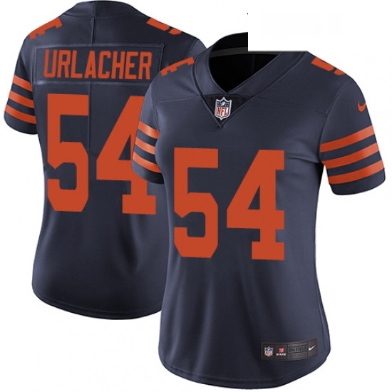 Womens Nike Chicago Bears 54 Brian Urlacher Navy Blue Alternate Vapor Untouchable Limited Player NFL Jersey Womens Nike Chicago Bears 54 Brian Urlacher Navy Blue Alternate Vapor Untouchable Limited Player NFL Jersey