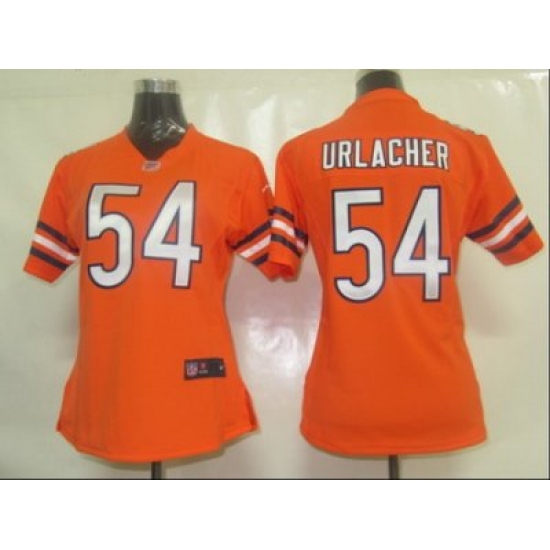 Womens Nike Chicago Bears 54 Urlacher Orange Jersey Womens Nike Chicago Bears 54 Urlacher Orange Jersey