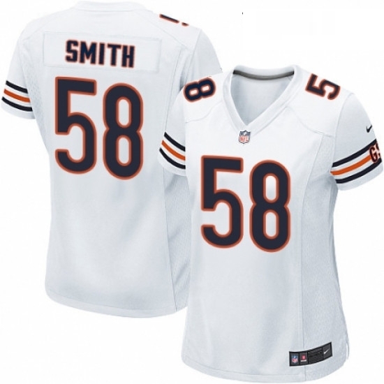 Womens Nike Chicago Bears 58 Roquan Smith Game White NFL Jersey Womens Nike Chicago Bears 58 Roquan Smith Game White NFL Jersey
