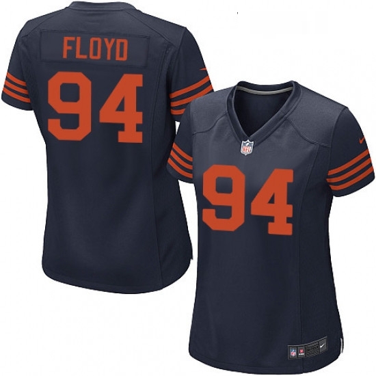 Womens Nike Chicago Bears 94 Leonard Floyd Game Navy Blue Alternate NFL Jersey Womens Nike Chicago Bears 94 Leonard Floyd Game Navy Blue Alternate NFL Jersey