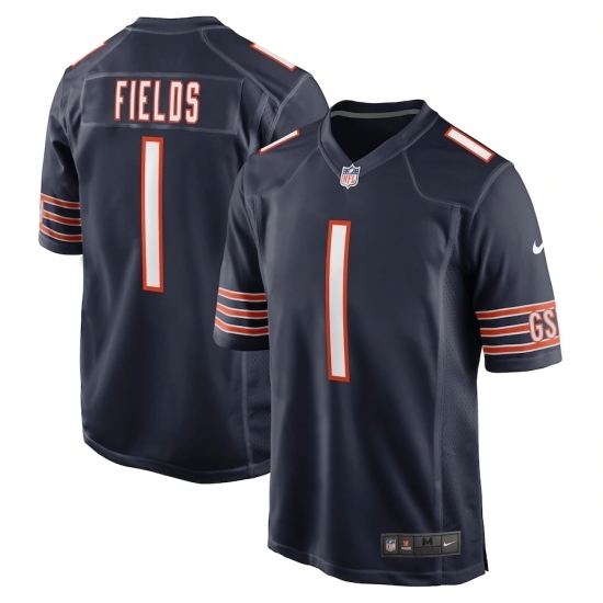 Youth Chicago Bears #1 Justin Fields Nike Navy 2021 NFL Draft First Round Pick Limited Jersey Youth Chicago Bears #1 Justin Fields Nike Navy 2021 NFL Draft First Round Pick Limited Jersey