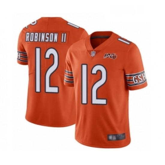 Youth Chicago Bears 12 Allen Robinson Orange Alternate 100th Season Limited Football Jersey Youth Chicago Bears 12 Allen Robinson Orange Alternate 100th Season Limited Football Jersey