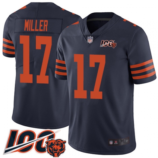Youth Chicago Bears 17 Anthony Miller Limited Navy Blue Rush Vapor Untouchable 100th Season Football Jersey Youth Chicago Bears 17 Anthony Miller Limited Navy Blue Rush Vapor Untouchable 100th Season Football Jersey