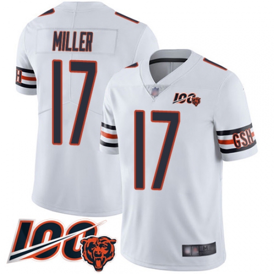 Youth Chicago Bears 17 Anthony Miller White Vapor Untouchable Limited Player 100th Season Football Jersey Youth Chicago Bears 17 Anthony Miller White Vapor Untouchable Limited Player 100th Season Football Jersey