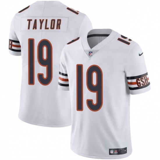 Youth Chicago Bears 19 Tory Taylor White Vapor Stitched Football Jersey Youth Chicago Bears 19 Tory Taylor White Vapor Stitched Football Jersey