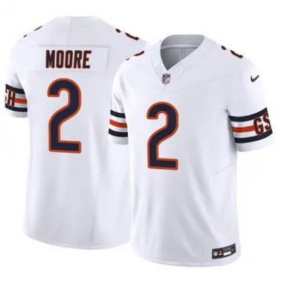 Youth Chicago Bears 2 DJ Moore White Vapor Limited Stitched NFL Jersey II Youth Chicago Bears 2 DJ Moore White Vapor Limited Stitched NFL Jersey II