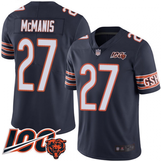 Youth Chicago Bears 27 Sherrick McManis Navy Blue Team Color 100th Season Limited Football Jersey Youth Chicago Bears 27 Sherrick McManis Navy Blue Team Color 100th Season Limited Football Jersey