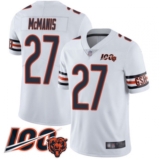 Youth Chicago Bears 27 Sherrick McManis White Vapor Untouchable Limited Player 100th Season Football Jersey Youth Chicago Bears 27 Sherrick McManis White Vapor Untouchable Limited Player 100th Season Football Jersey